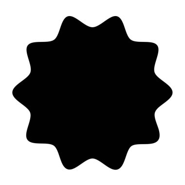 Yıldız patlaması, güneş patlaması yıldız şekli vektör elementi 