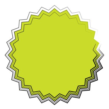 Yıldız patlaması, güneş patlaması yıldız şekli vektör elementi 