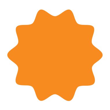 Yıldız patlaması, güneş patlaması yıldız şekli vektör elementi 