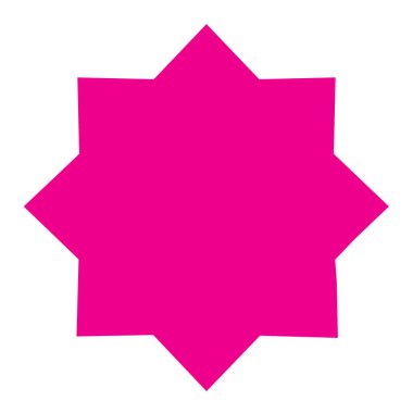 Yıldız patlaması, güneş patlaması yıldız şekli vektör elementi 