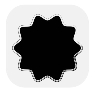 Yıldız patlaması, güneş patlaması yıldız şekli vektör elementi 