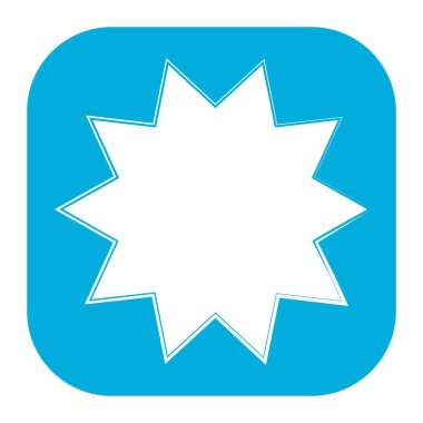 Yıldız patlaması, güneş patlaması yıldız şekli vektör elementi 