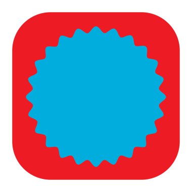 Yıldız patlaması, güneş patlaması yıldız şekli vektör elementi 