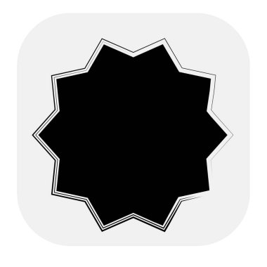 Yıldız patlaması, güneş patlaması yıldız şekli vektör elementi 