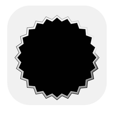 Yıldız patlaması, güneş patlaması yıldız şekli vektör elementi 