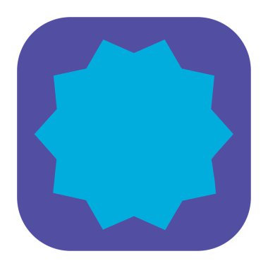 Yıldız patlaması, güneş patlaması yıldız şekli vektör elementi 