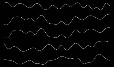 Dalgalı, zig-zag çizgileri, çizgili element