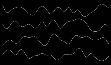 Dalgalı, zig-zag çizgileri, çizgili element