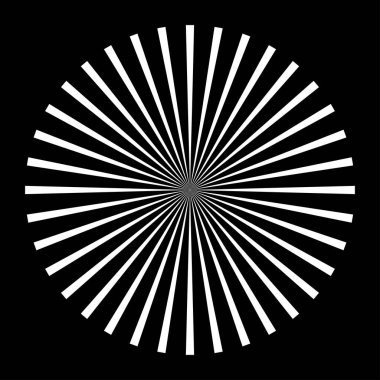 Güneş patlaması, yıldız patlaması radyal ve yayılan çizgiler, çizgiler