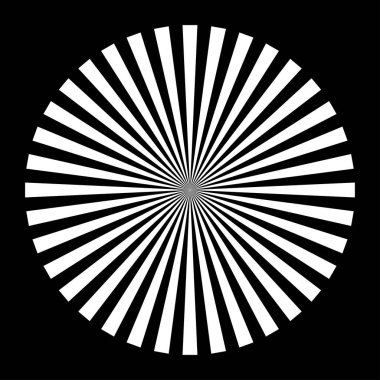 Güneş patlaması, yıldız patlaması radyal ve yayılan çizgiler, çizgiler