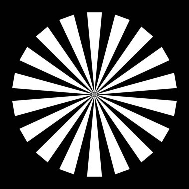 Güneş patlaması, yıldız patlaması radyal ve yayılan çizgiler, çizgiler