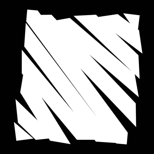 Slit Slash Fracture Texture Effect Element — 图库矢量图片