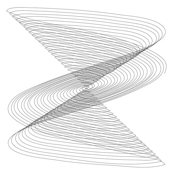 Abstract Line Art Drawing Element — Image vectorielle