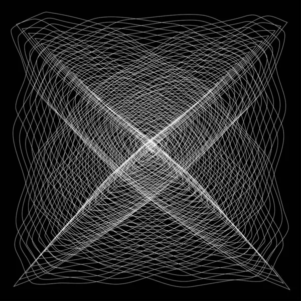 Element Der Abstrakten Linienzeichnung — Stockvektor