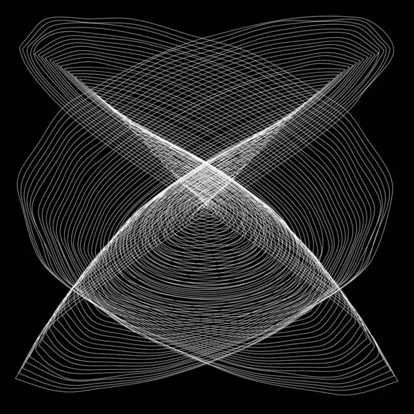 Abstract Line Art Drawing Element — Image vectorielle