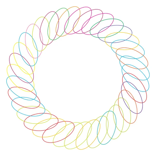 Çember yarıçap motifi, mandala illüstrasyon ögesi