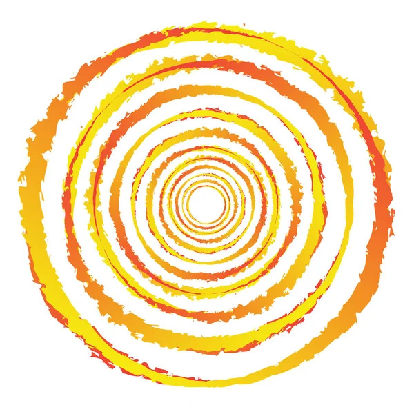 Huysuz, dokulu daire elementi. Dairesel sıçrama şekli