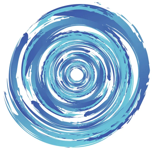 Huysuz, dokulu daire elementi. Dairesel sıçrama şekli