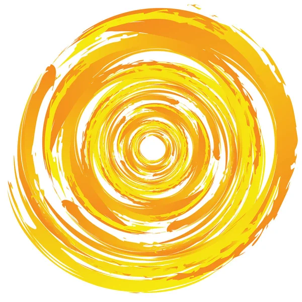 Huysuz, dokulu daire elementi. Dairesel sıçrama şekli