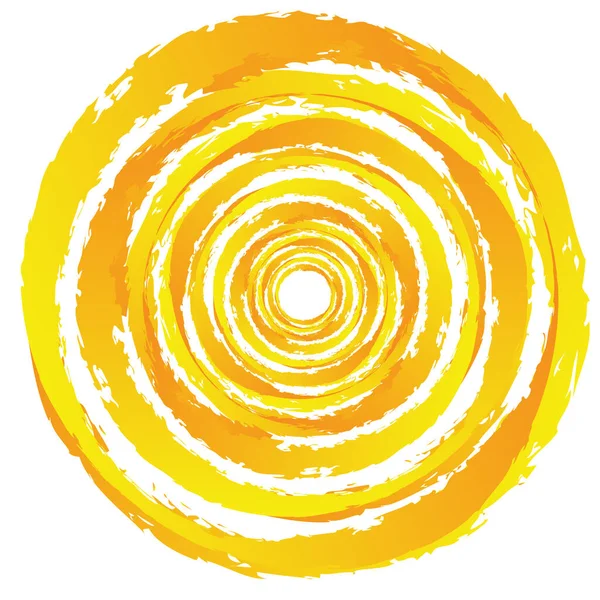 Grungy Textured Circle Element Circular Splatter Shape — Image vectorielle