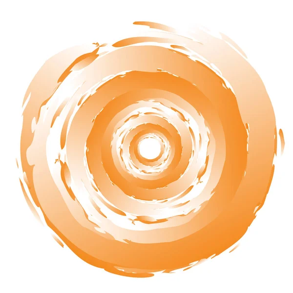 Huysuz, dokulu daire elementi. Dairesel sıçrama şekli