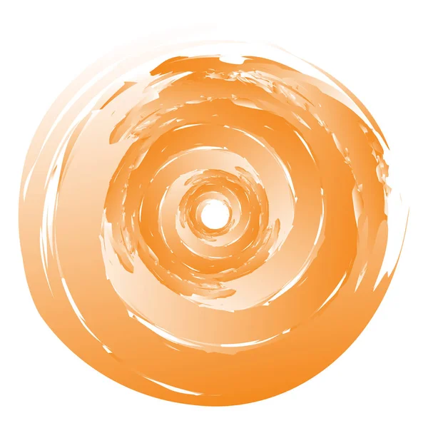 Huysuz, dokulu daire elementi. Dairesel sıçrama şekli