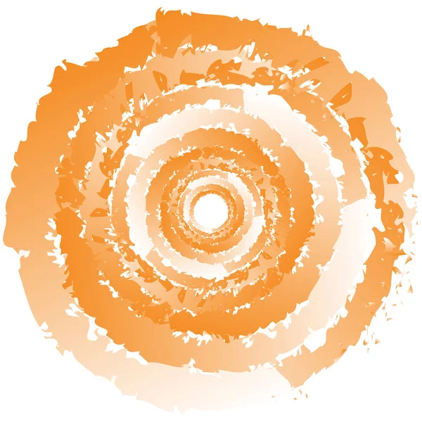 Huysuz, dokulu daire elementi. Dairesel sıçrama şekli