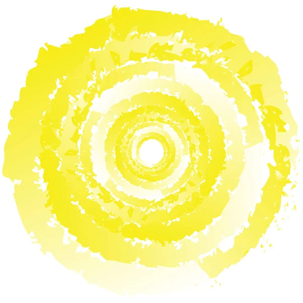 Huysuz, dokulu daire elementi. Dairesel sıçrama şekli