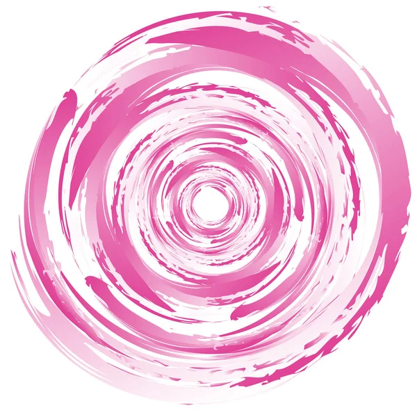 Huysuz, dokulu daire elementi. Dairesel sıçrama şekli