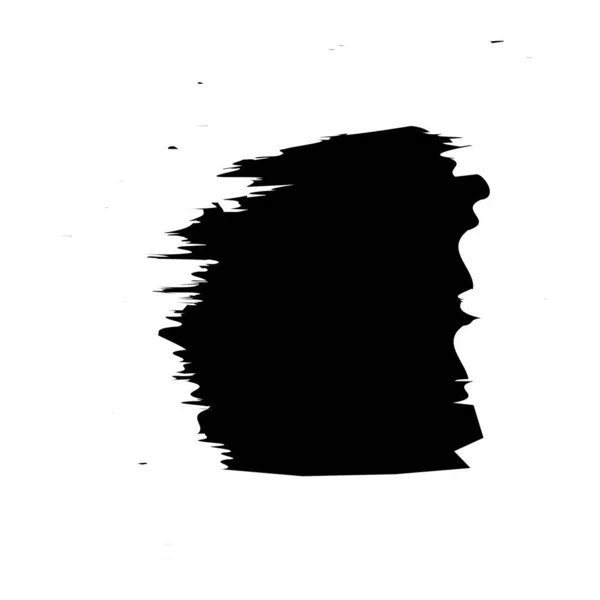 Grungy Paint Brush Brush Stroke Effect Shape Element — Διανυσματικό Αρχείο