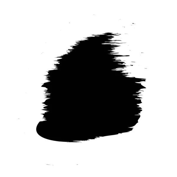 Grungy Paint Brush Brush Stroke Effect Shape Element — Διανυσματικό Αρχείο
