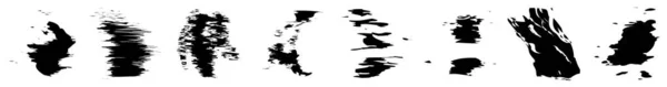 Pinceau Grunge Forme Effet Coup Pinceau Élément Illustration Vectorielle Stock — Image vectorielle