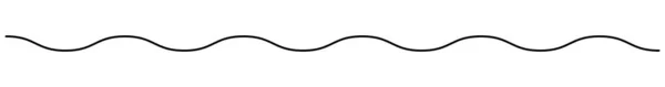 Wavy Zig Zag Lines Stripes Element Stock Vector Illustration Clip — Stok Vektör