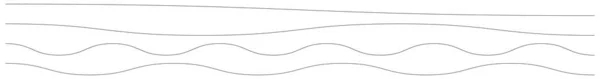 Wavy Zig Zag Lines Stripes Element Stock Vector Illustration Clip — Stock Vector