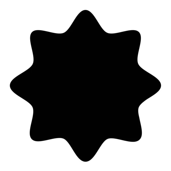 Starburst Sunburst Star Shape Vector Element — стоковый вектор