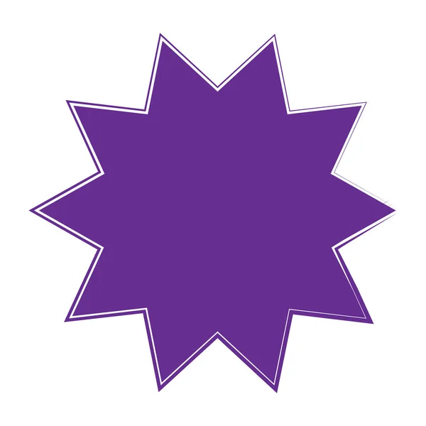 Starburst Sunburst Star Shape Vector Element — Stockový vektor