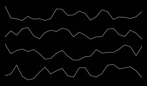 Wavy Zig Zag Lines Stripes Element — ストックベクタ