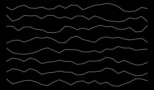Wavy Zig Zag Lines Stripes Element — Διανυσματικό Αρχείο