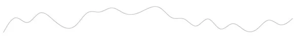 Хвилясті Зигзагоподібні Лінії Елемент Смуг Стокова Векторна Ілюстрація Кліп Арт — стоковий вектор