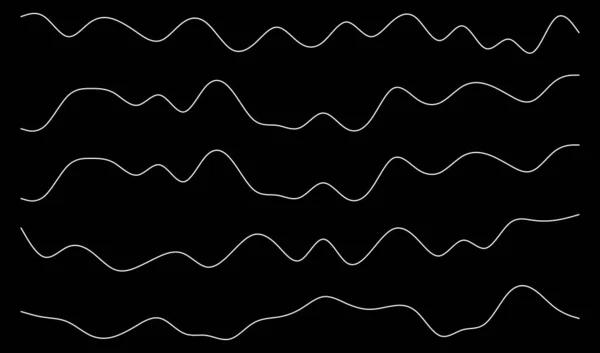 Wavy Zig Zag Lines Stripes Element — Διανυσματικό Αρχείο