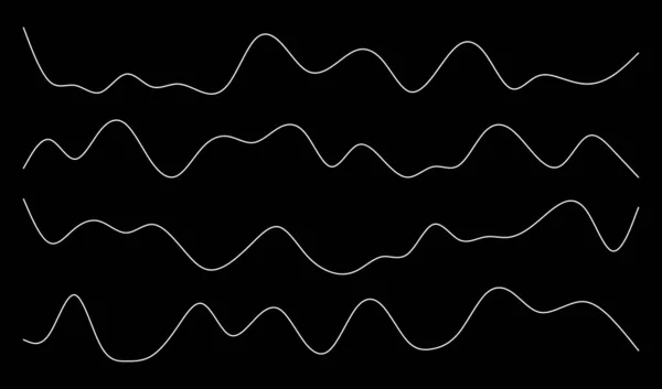 Wavy Zig Zag Lines Stripes Element — Διανυσματικό Αρχείο