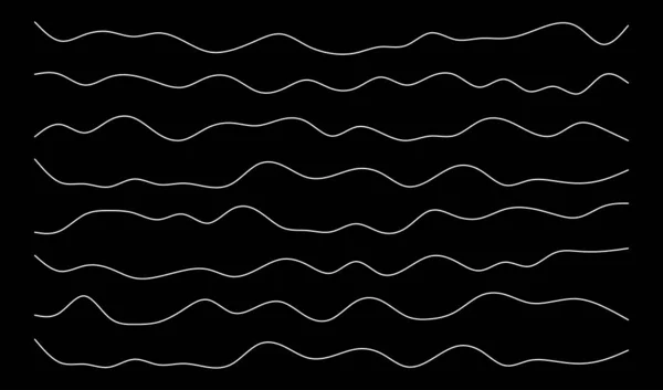 Wavy Zig Zag Lines Stripes Element — Διανυσματικό Αρχείο