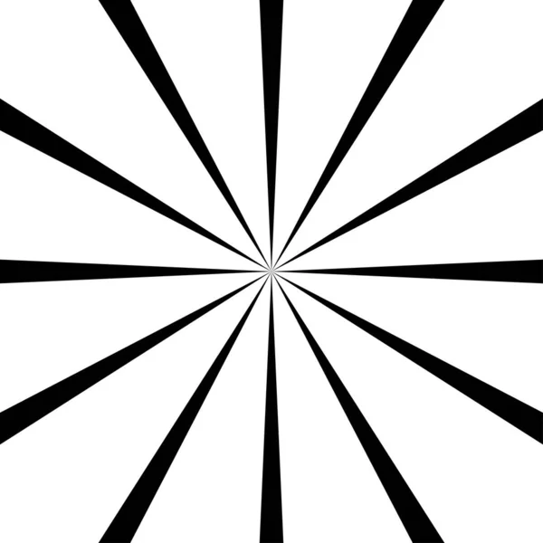 Sunburst Starburst Radial Radiating Lines Stripes — ストックベクタ