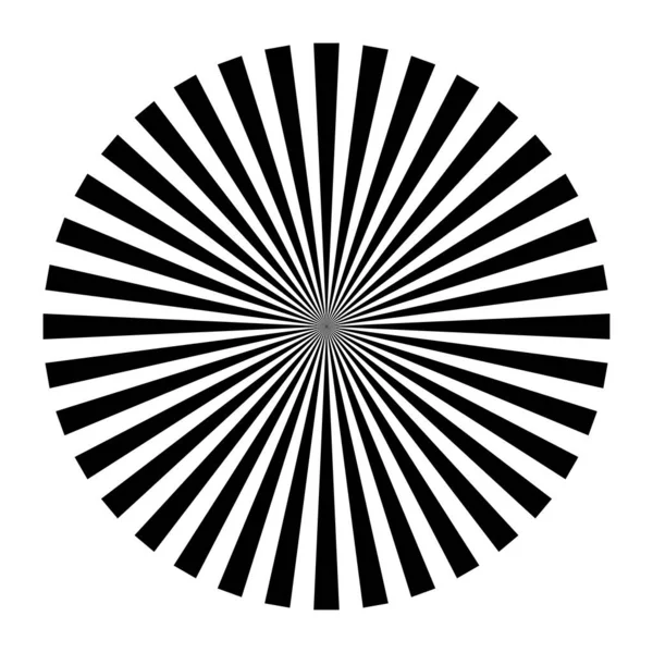 Sunburst Starburst Radial Radiating Lines Stripes — Image vectorielle