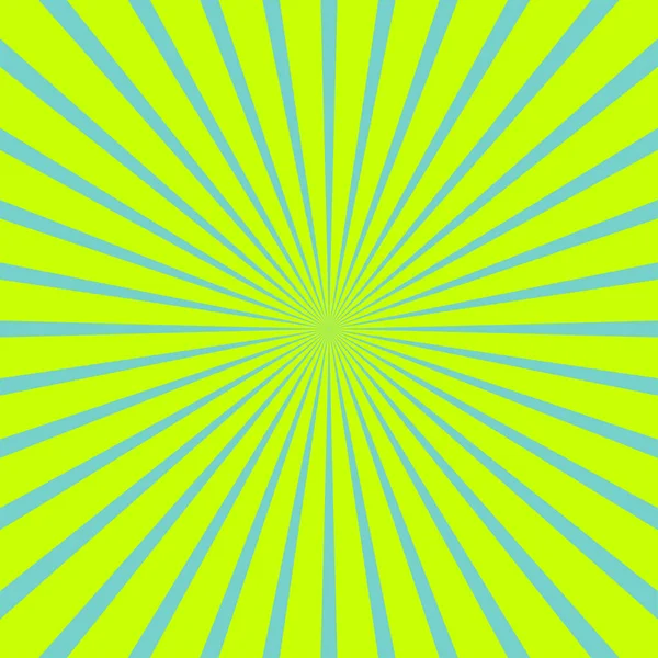 Estallido Sol Rayas Radiales Irradiantes Rayas — Vector de stock