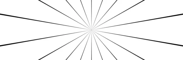 Сонячний Спалах Зоряний Спалах Радіальних Випромінюючих Ліній Смуги Стокова Векторна — стоковий вектор