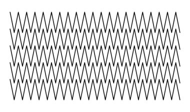 Dalgalı, zig-zag çizgileri, çizgili tasarım ögesi