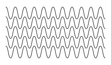 Dalgalı, zig-zag çizgileri, çizgili tasarım ögesi