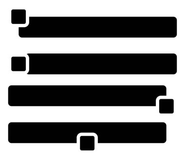 Düğme, pankart boş vektör şekil ögesi