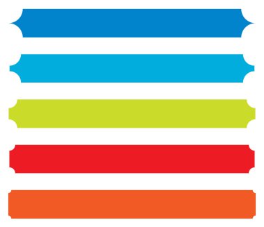 Düğme, pankart boş vektör şekil ögesi